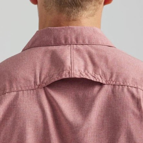 Wrangler mens size Large shirt all terrain gear short sleeve button down utility - Picture 11 of 13